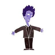 cartoon happy vampire N21