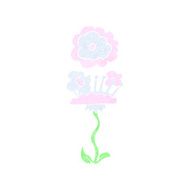 cartoon flower N271
