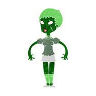 cartoon zombie monster woman N5