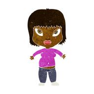 cartoon overweight woman N5