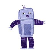 Funny Cartoon Robot N30