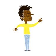 cartoon dismissive man N6