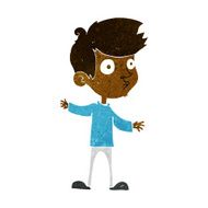 cartoon curious boy N23
