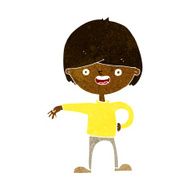 cartoon happy man N260
