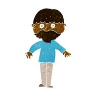 cartoon happy man N262