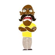 cartoon angry man N62