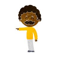 cartoon man with mustache pointing N15