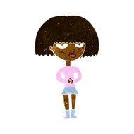 cartoon sly woman N5