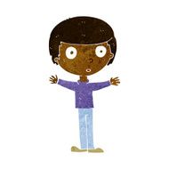 cartoon surprised man N88
