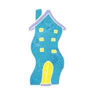 cartoon house doodle N4