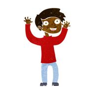 cartoon happy man N268