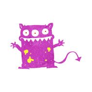 cartoon little monster N44