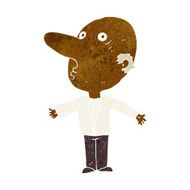 cartoon confused middle aged man N5