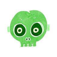 cartoon halloween skull mask N6