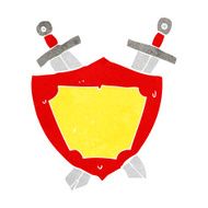 cartoon shield and swords N6