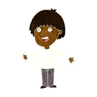 cartoon happy man N269