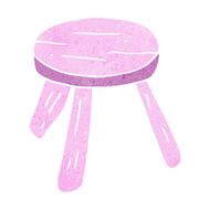 cartoon pink stool N2