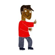 cartoon happy man N271