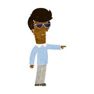 cartoon man in glasses pointing N4