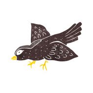 Cartoon Bird N229