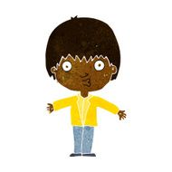 cartoon amazed boy N10