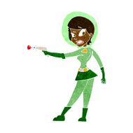 cartoon sci fi girl N6