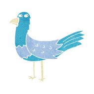 Cartoon Bird N231