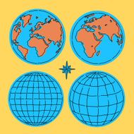 globe doodle N42