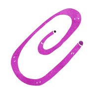 cartoon paperclip N12