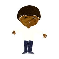 cartoon annoyed man N44