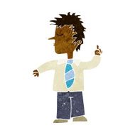 cartoon man making his point N6