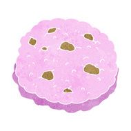 pink cookie cartoon N3