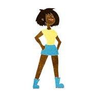 cartoon capable woman N5