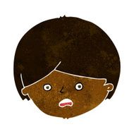 cartoon unhappy boy N31