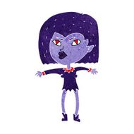 Cartoon Vampire Girl N132