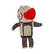 Cartoon Astronaut N86