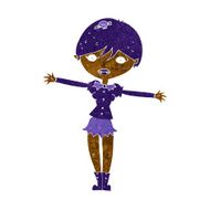 Cartoon Vampire Girl N134