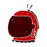 cartoon astronaut helmet N21
