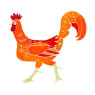 cartoon cockerel N19