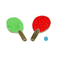 cartoon table tennis bats N5