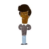 cartoon jaded man N10