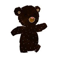 cartoon black bear N22