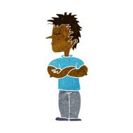 cartoon man refusing to listen N6