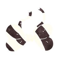 cartoon striped bow tie N6