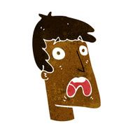 cartoon shocked man N78