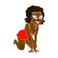 cartoon funny sexy woman N6