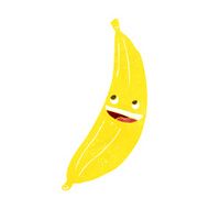 cartoon happy banana N6