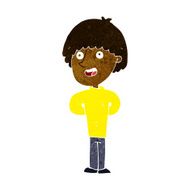 cartoon happy man N275