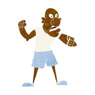 cartoon violent man N13