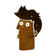 cartoon surprised man N89